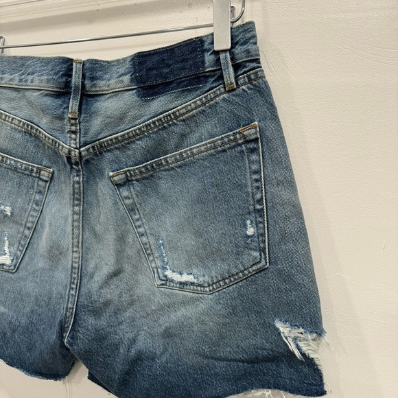 Frame High Rise Vintage Jeans Frays Northville Rips Size 28 - Picture 8 of 9